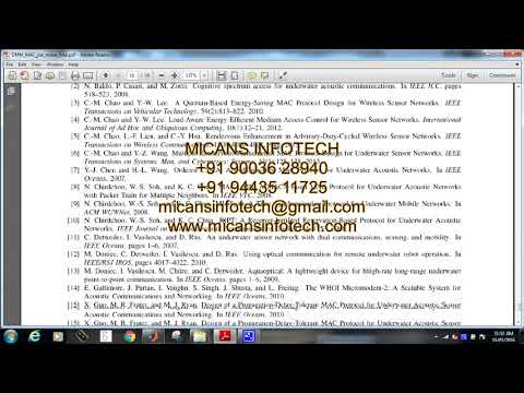 Energy efficient multichannel MAC protocol matlab projects code matlab projects code