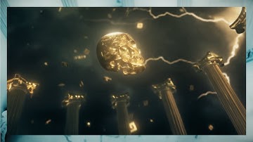 Element 3D | Cinematic Skull In Storm animation render | After Effect