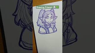 Drawing Frieren!! 🧝🏻‍♀️💚 #art #drawing #fypシ