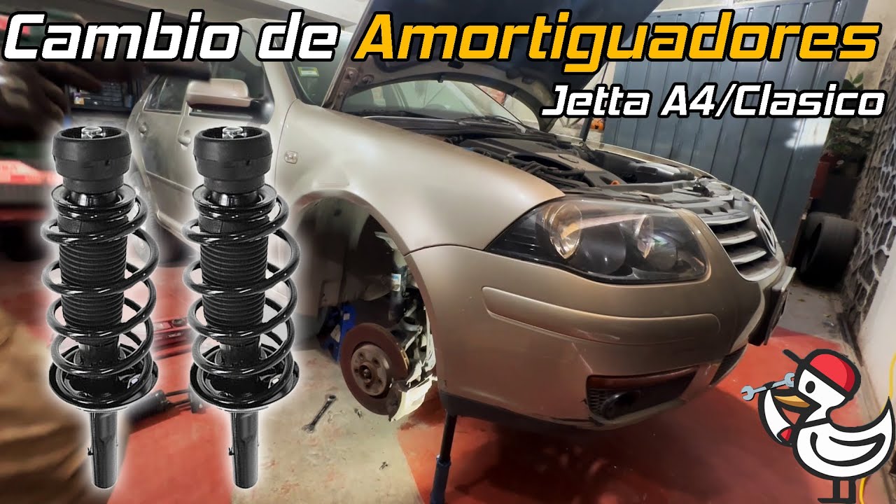 Cambio de amortiguadores delanteros Jetta A4/Clasico