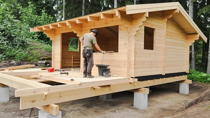 Man Builds Incredible DIY Wood Cabin in the Woods Start to Finish by @bjornbrenton