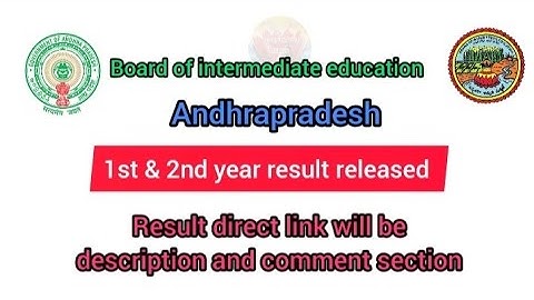 AP intermediate results released/result direct link #apinterresults #directlink #resultupdates