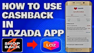 How To Use ShopBack in Lazada App Earn While Shopping | Step By Step Guide Tagalog Tutorial screenshot 3