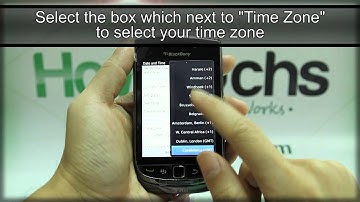How to Set the Date and Time on BlackBerry Torch 9800