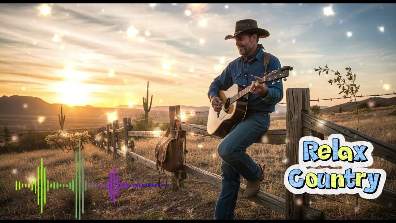 SLOW & RELAXING COUNTRY MUSIC 018 – Calm Playlist / for Relax / Work / Study / Enjoy