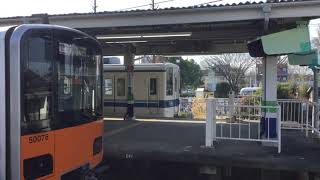 東武8000系ワンマン車 森林公園検車区入庫