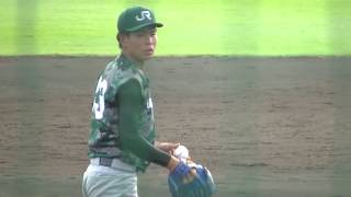 高岡商出身ルーキー山田龍聖～去年大阪桐蔭を苦しめた男の投球練習【JR東日本対読売巨人3軍2019 9 26】