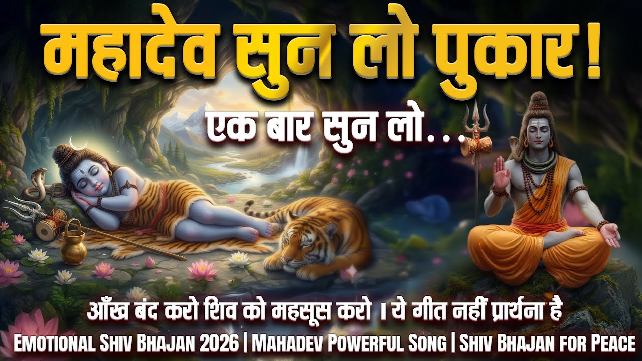 बस एक बार सुन लो, सारे संकट कट जाएंगे 🕉️ Ashutosh Shashank Shekhar | Shiv Bhajan 