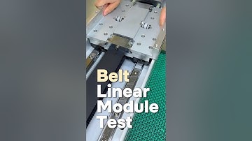 Belt Driven Linear Module in Action | High-Speed Precision Motion