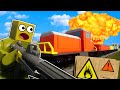 OB & I Went To WAR With The Lego Train! - Brick Rigs Multiplayer Roleplay