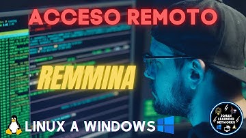 Escritorio Remoto - Linux a Windows 10 | REMMINA