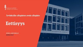 Jyu Avoin Yliopisto Eettisyys