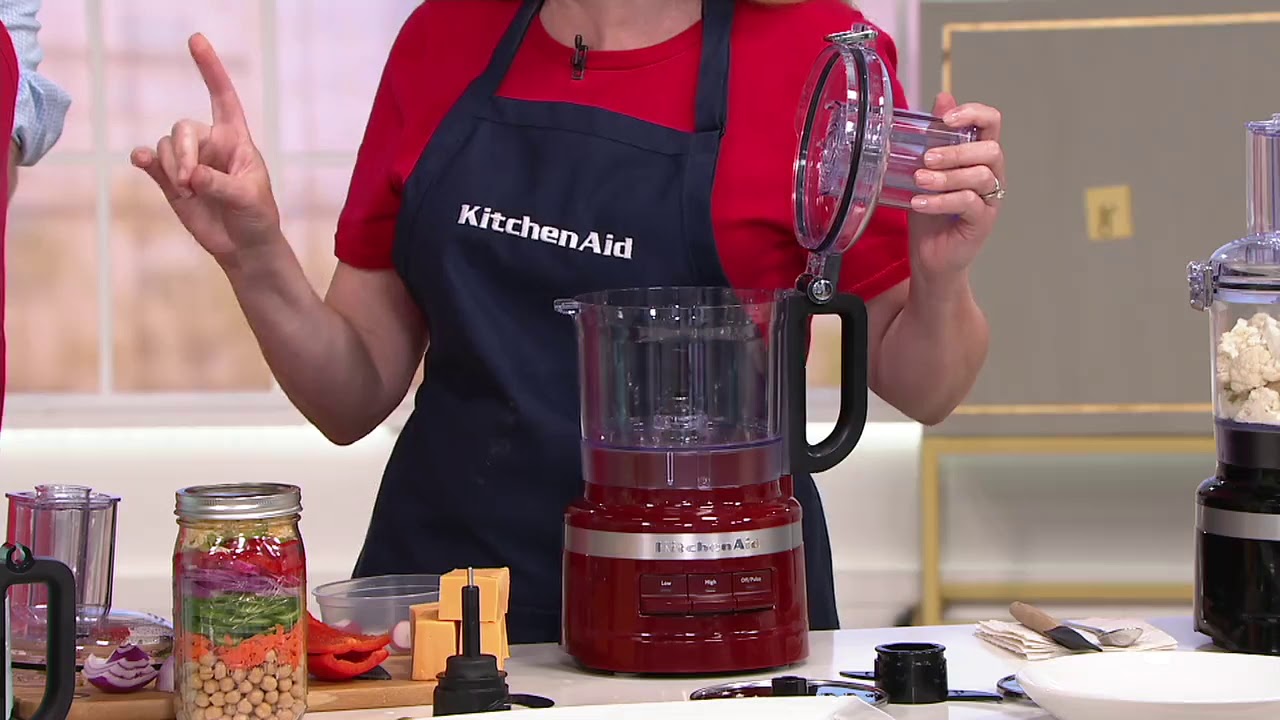 KitchenAid 7-Cup Food Processor Plus with In-Unit Blade Storage on QVC 