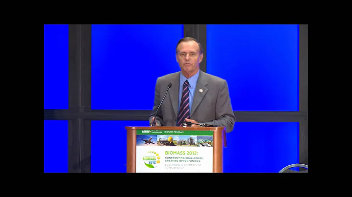 Representative Brian Bilbray at Biomass2012