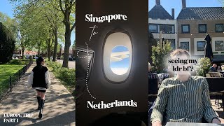 EUROPE TRAVEL VLOG 2022 PART 1 | SG to Netherlands, visiting my long distance boyfriend ❤️