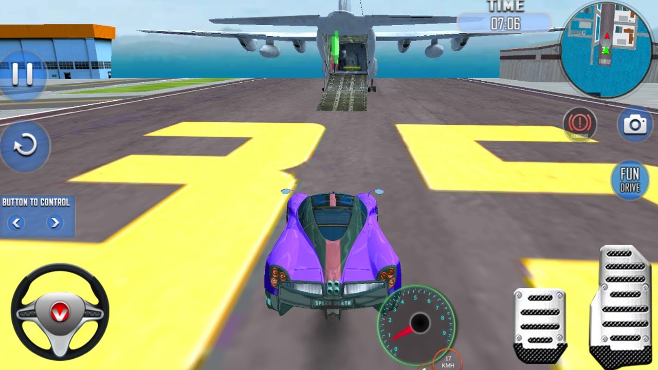 Multi Trailer Car Transport Sim - Cargo Plane Car Transporter Android Gameplay #1