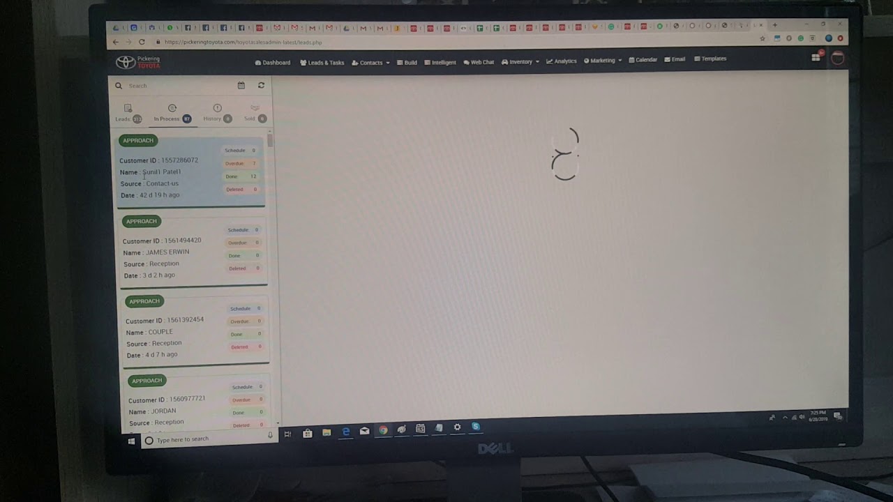 Lead process pop-up for accept , reject, view later - YouTube