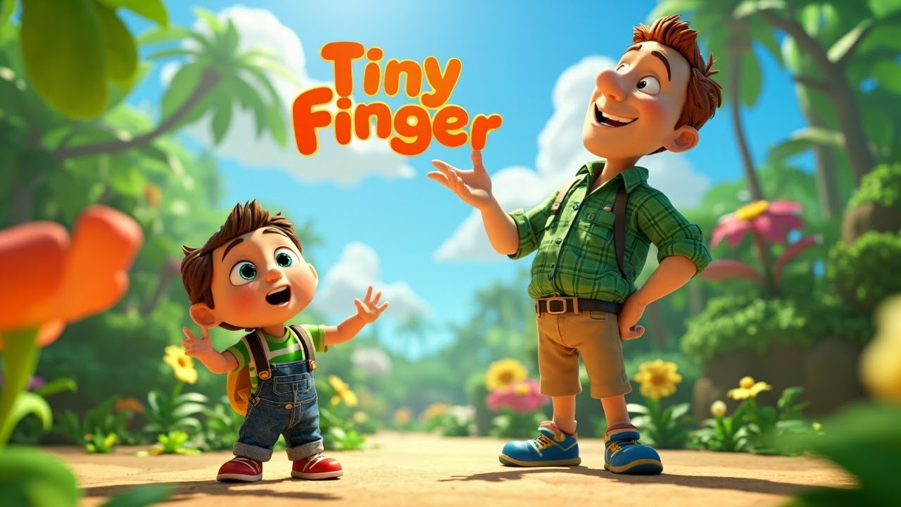 One Tiny Finger Song | Fun Action Rhyme for Kids with Movements One Tiny Finger Song | Fun Action Rhyme for Kids with Movements