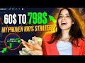 From 60 to 798  100 safe  best strategy for binary options pocket option tutorial