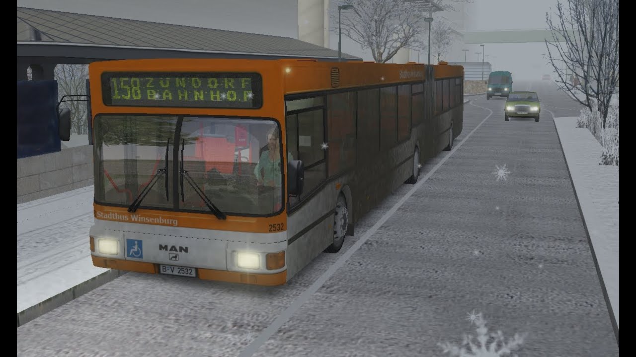 OMSI 2. Map Winsenburg, Route 158, MAN NG272