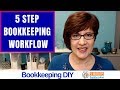 My monthly bookkeeping system in 5 steps