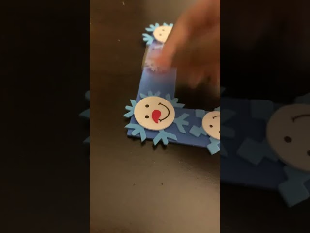 雪だるまのフォトフレーム