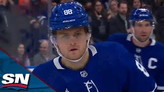 William Nylander Wires One-Timer On Power Play To Open Scoring For Maple Leafs