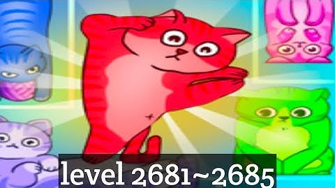 Puzzle Cats - level 2681~2685  Solve 