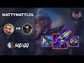 MID.GG: [ NattyNattLoL ] Qiyana JUNGLE vs Kayn | EUW GRANDMASTER | LOL Season 2025