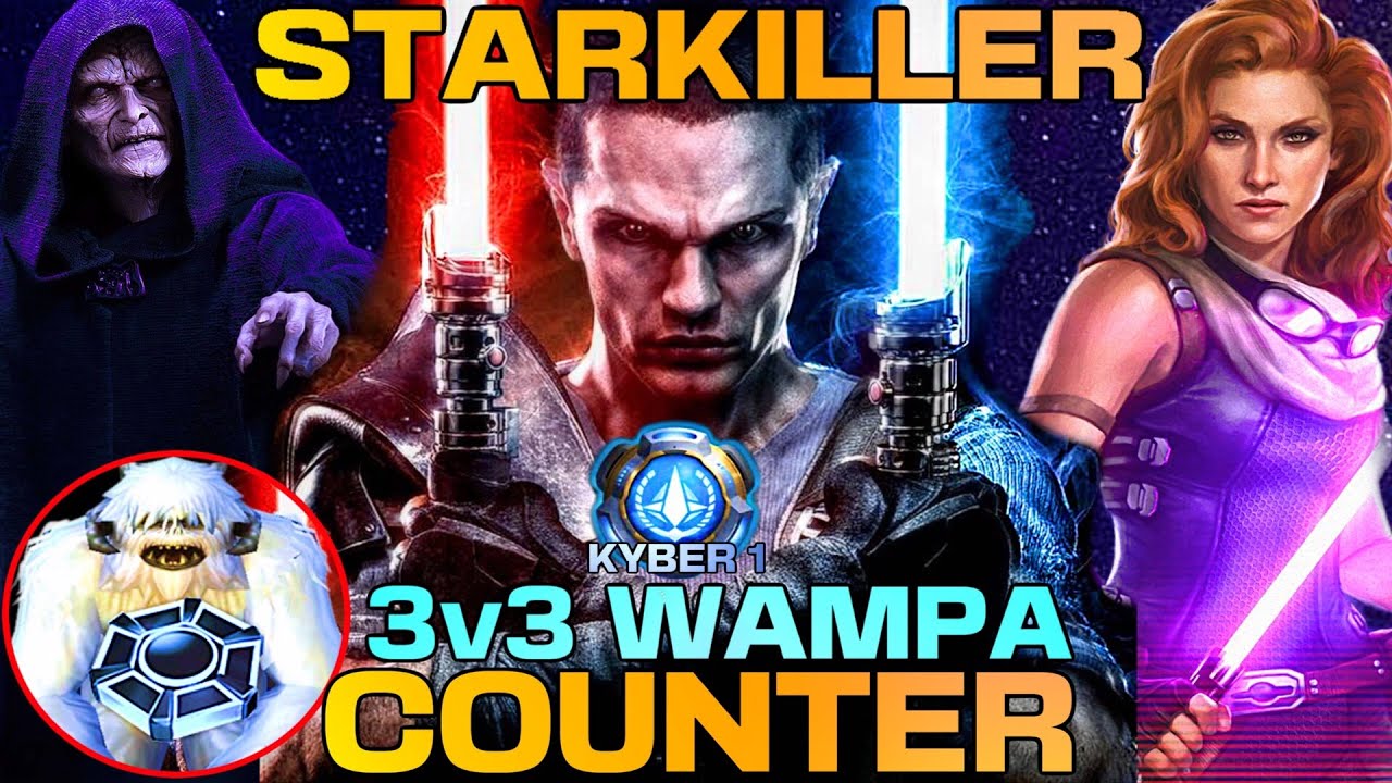 3v3 QUI-GON JINN OMICRON COUNTER w/IMPERIALS. SWGOH/GAC 