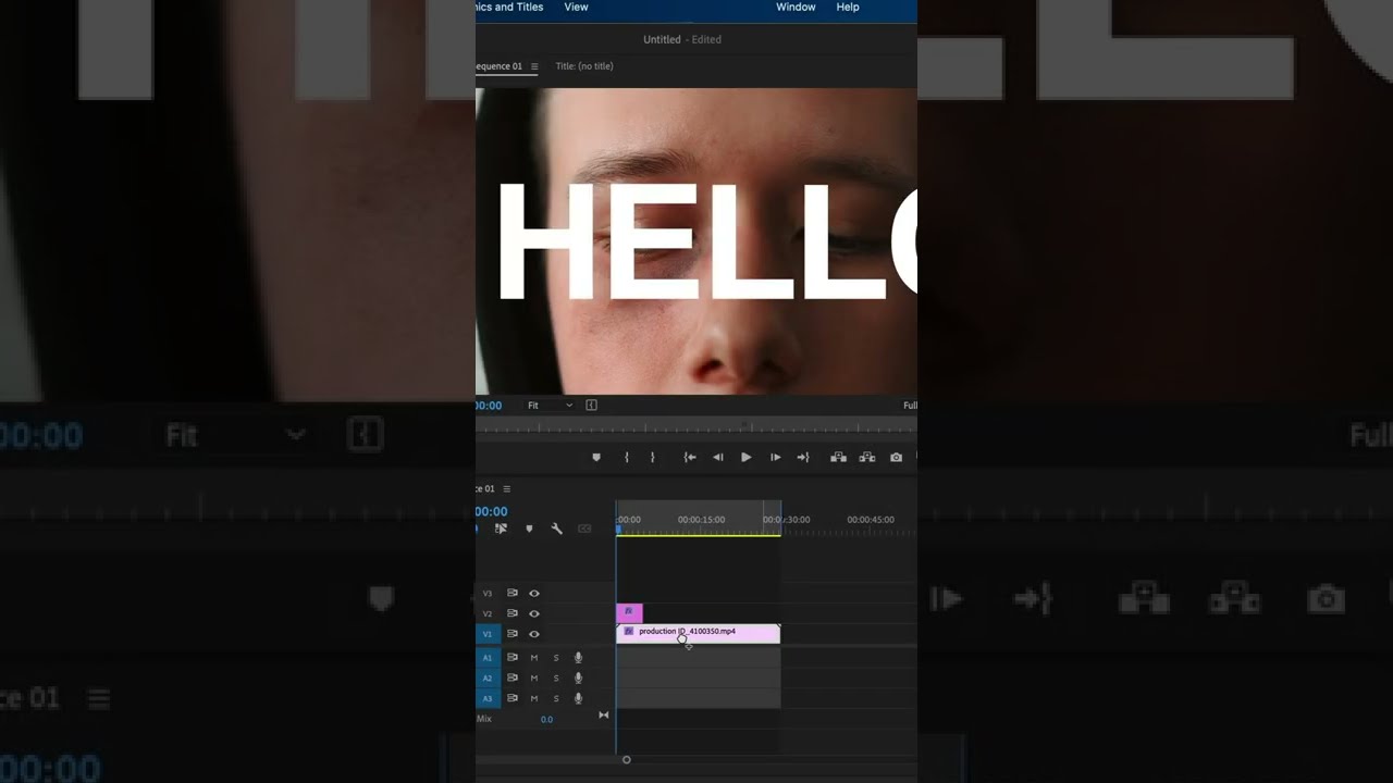 How to Place Video inside Text Shape in Adobe Premiere Pro