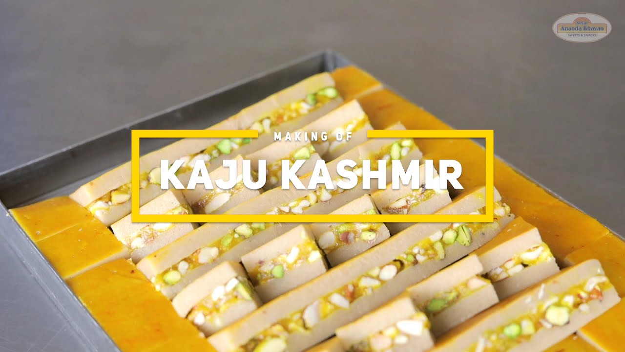 Making of Kaju Kashmir | Adyar Ananda Bhavan
