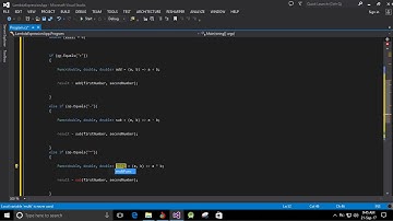 C# Calculator Using Lambda Expression