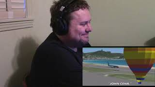 IDIOT PILOTS in Flight Simulator X! Multiplayer Chaos at St  Maarten Reaction