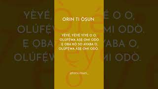 Orin ti Ọ̀ṣun 💛 #yoruba #osun #candomblé #orisa