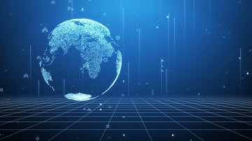 World Digital Background Loop