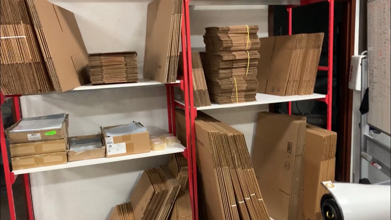 Finally Starting to Organize the Warehouse - YouTube