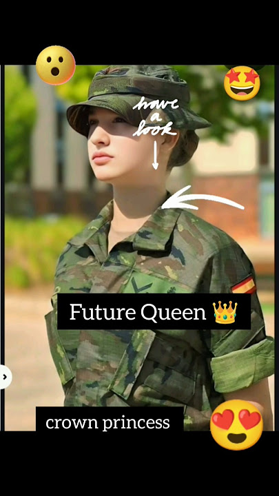 Have a look future Queen of spain #princess #leonor_de_borbón armygirl