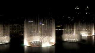 The Dubai Fountain show 