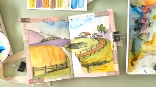 How did I not know about mapcrunching until now? #artvlog #watercolorpalette