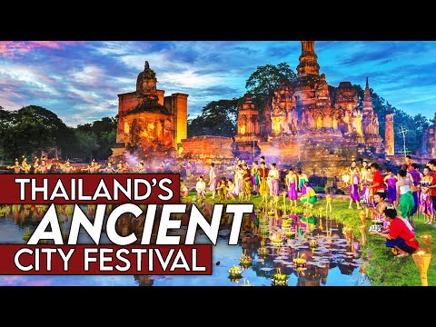Video: Loi Krathong-festivalen i Thailand
