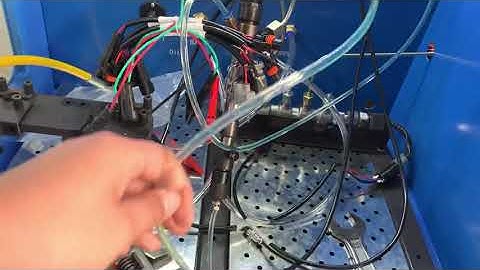 CR966 common rail injector connection and testing video