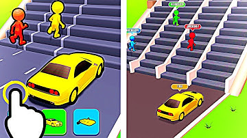 Shape Transform Shifting Car - Shape Transform Car Run - All Levels iOS Android GamePlay