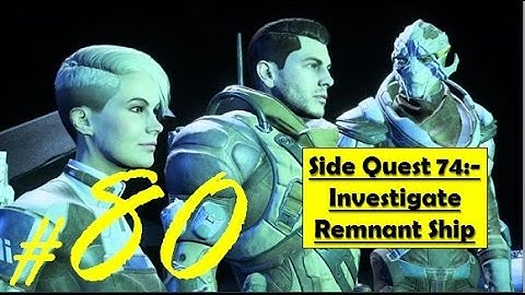 Mass Effect Andromeda - Investigate Remnant Derelict | Derelict Remnant ship, Locate Entrance