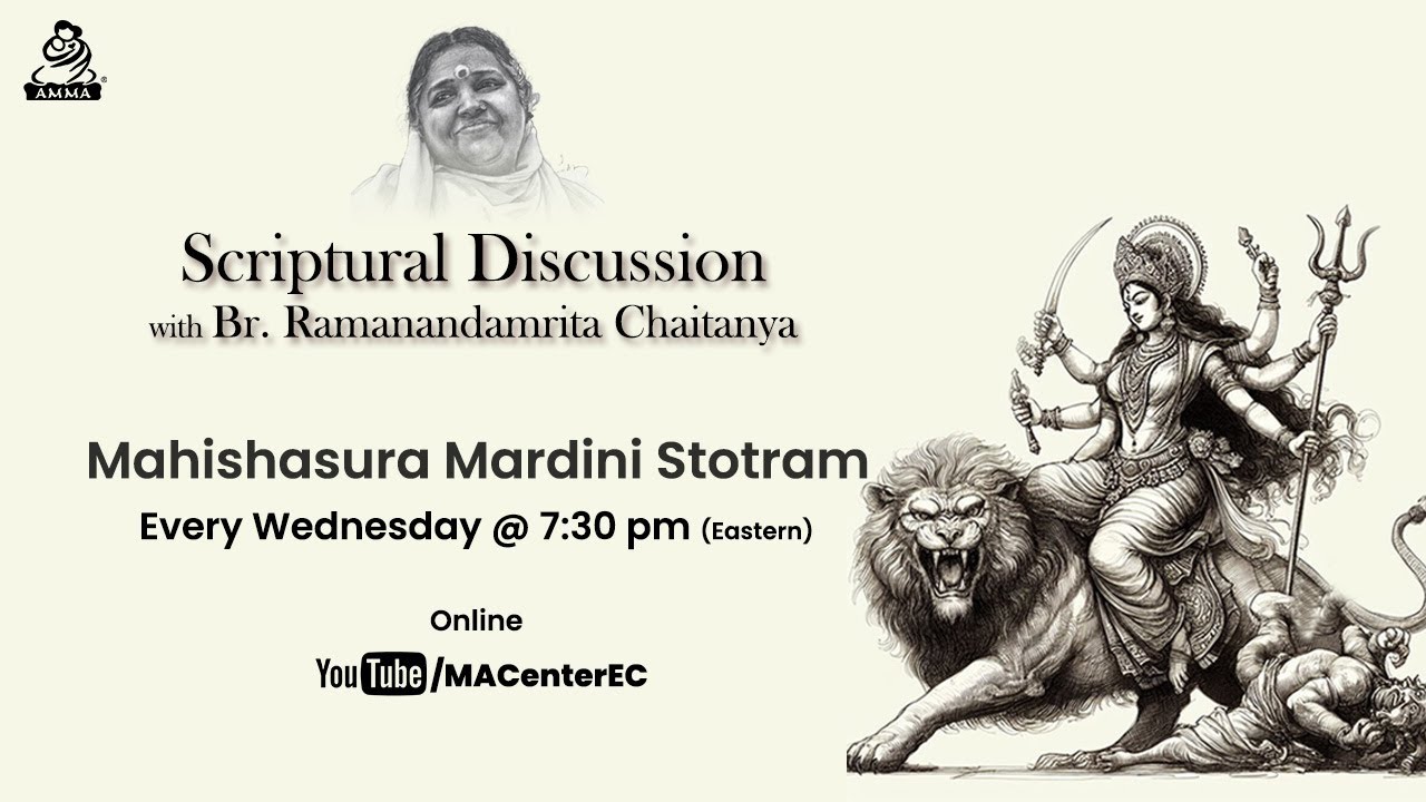 Scriptural Discussion   Mahishasura Mardini Stotram   Verse 8 9 and 10