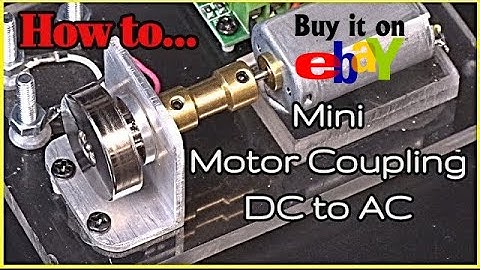 ⚙️ How to Build a Custom Motor Coupling – DC to AC Motors DIY!