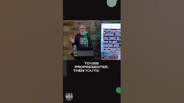 👀Watch my full video to get a gist of what you need when starting out with #propresenter7!