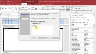 Microsoft Access pt 11 - Forms with Tabs, Report buttons on Forms