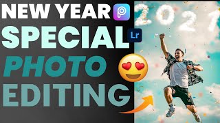Happy New Year Photo Editing 2021 | Using PicsArt and Lightroom Mobile | VA Pictures| Watch Now! screenshot 3