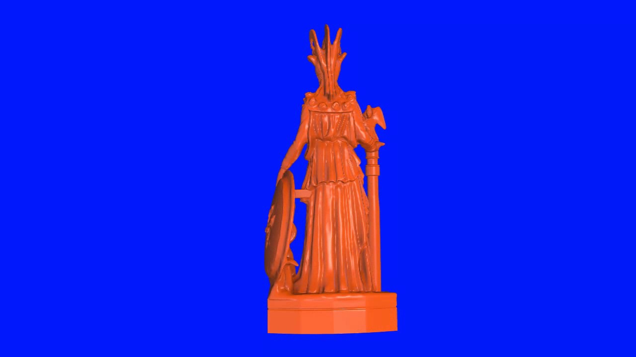 varvakeion statue orange chroma